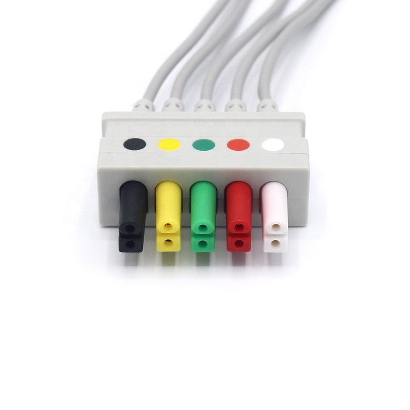 Cavo a piombo ECG stabile e privo di lattice, 0012-00-1261-07