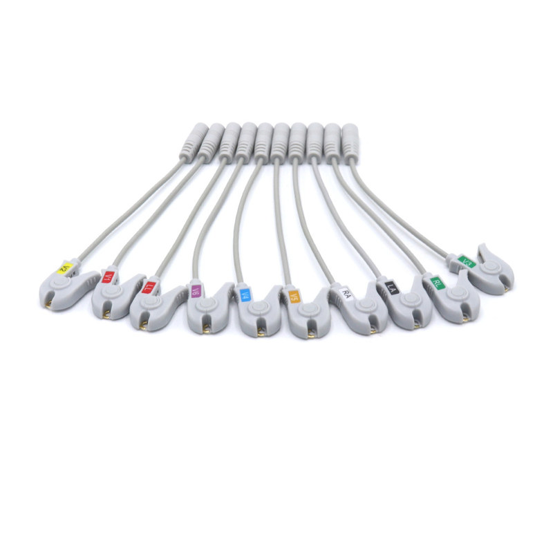 4.0 Banana Pinch ECG Machine Accessori Adapter Cable Pratico Per SK40BP