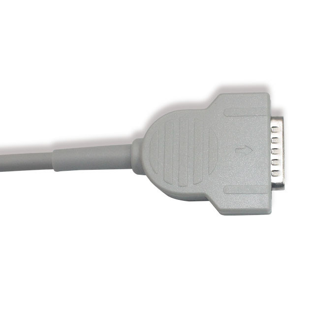 Cable per ECG a 10 conducenti 12 conducenti 15 pin Grigio Multifunzione a colori