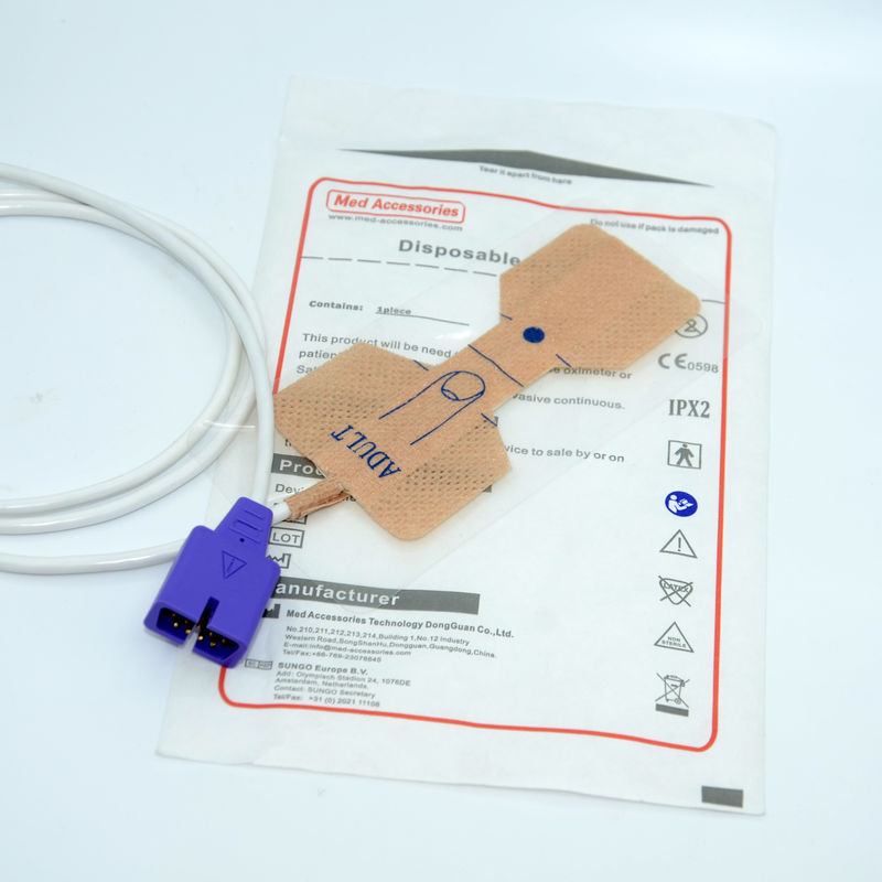 Nellcor Sensore Spo2 usa e getta Adult Probe Compatibile con N-550/N-560/N-595/N-600/N-600x/N-65