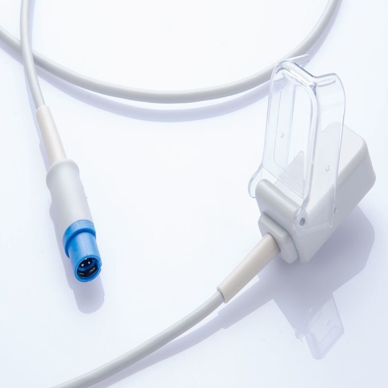 OEM Pratico Sensore Spo2 Lunghezza del cavo 2,2m Per l'adattatore del monitor