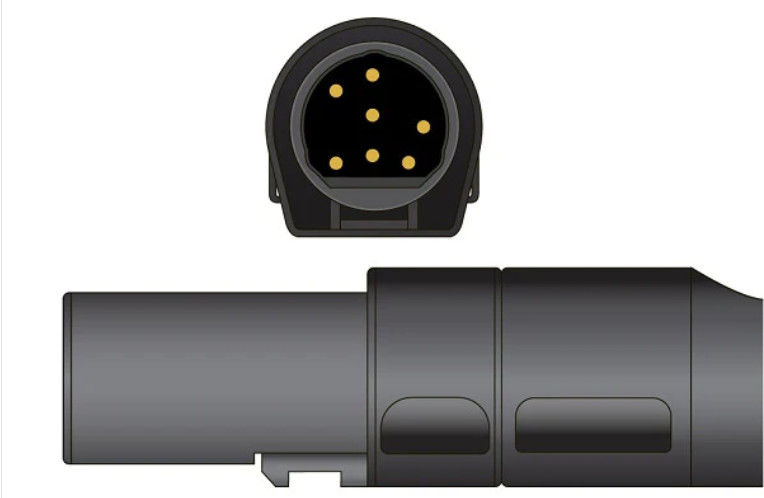 Datex GE Ohmeda Compatibile Sensore SpO2 a clip da 7 pin - OXY-F1-H
