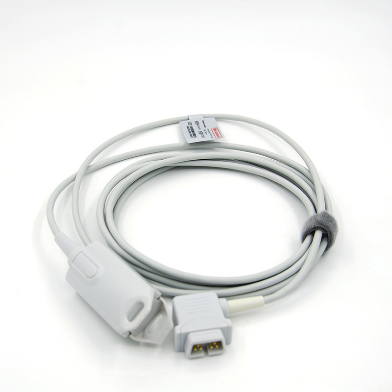 Pratico sensore grigio riutilizzabile per ossimetri del polso, sensore SpO2 di punta morbida di silicone per bambini riutilizzabile per monitorare i pazienti DRE