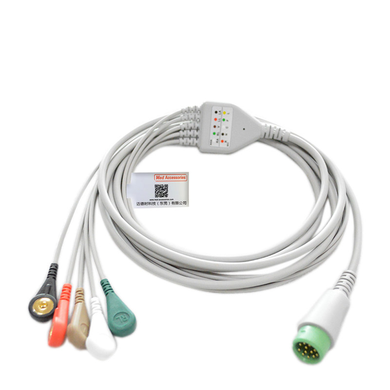 Comen 3 Lead 12 pin ECG collegamento diretto cavo ECG per STAR8000E STAR8000F STAR8000H