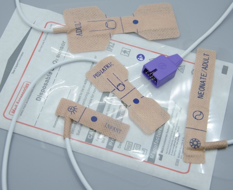 Sensore Nellcor pediatrico portatile Spo2 Sensore ossimetrico monouso non tossico