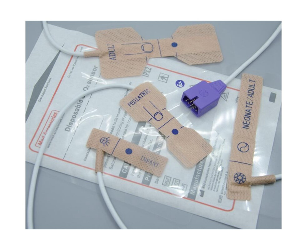 Sensore Nellcor pediatrico portatile Spo2 Sensore ossimetrico monouso non tossico