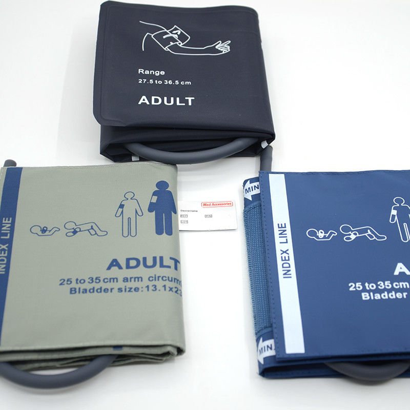 NIBP Neonatal Pediatric Blood Pressure Cuff con doppi tubi OEM Multiscene NIBP Adult Cuff