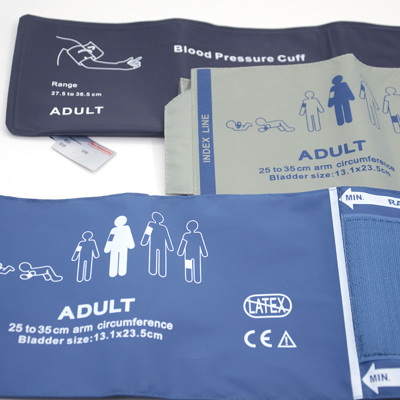 NIBP Neonatal Pediatric Blood Pressure Cuff con doppi tubi OEM Multiscene NIBP Adult Cuff