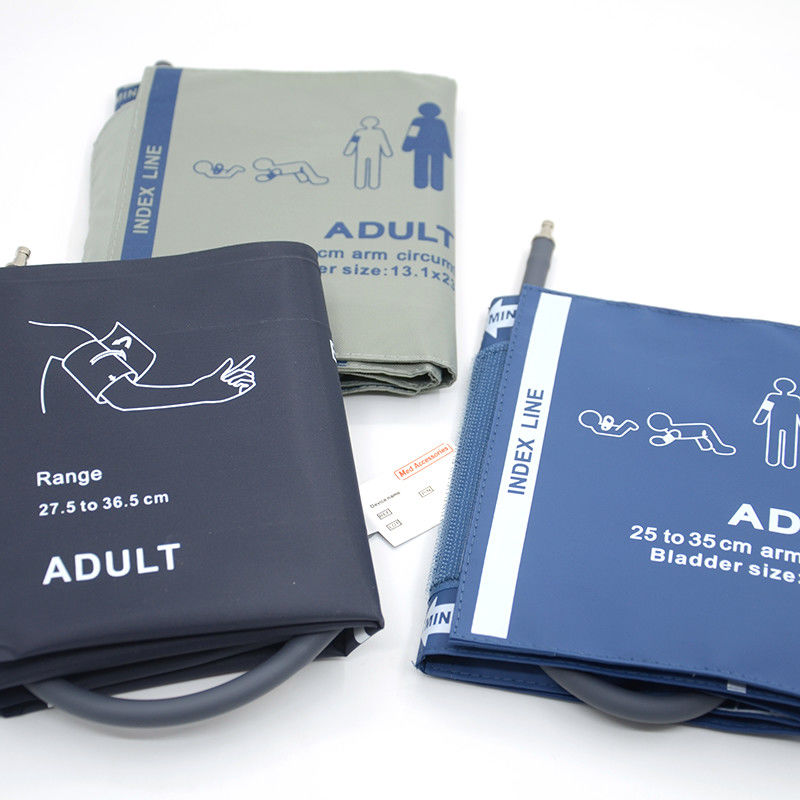 NIBP Neonatal Pediatric Blood Pressure Cuff con doppi tubi OEM Multiscene NIBP Adult Cuff