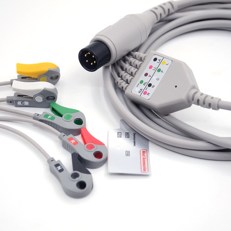 Mindray Portable Spo2 Probe Sensor Collegatore rotondo Cavo ossimetrico a impulsi