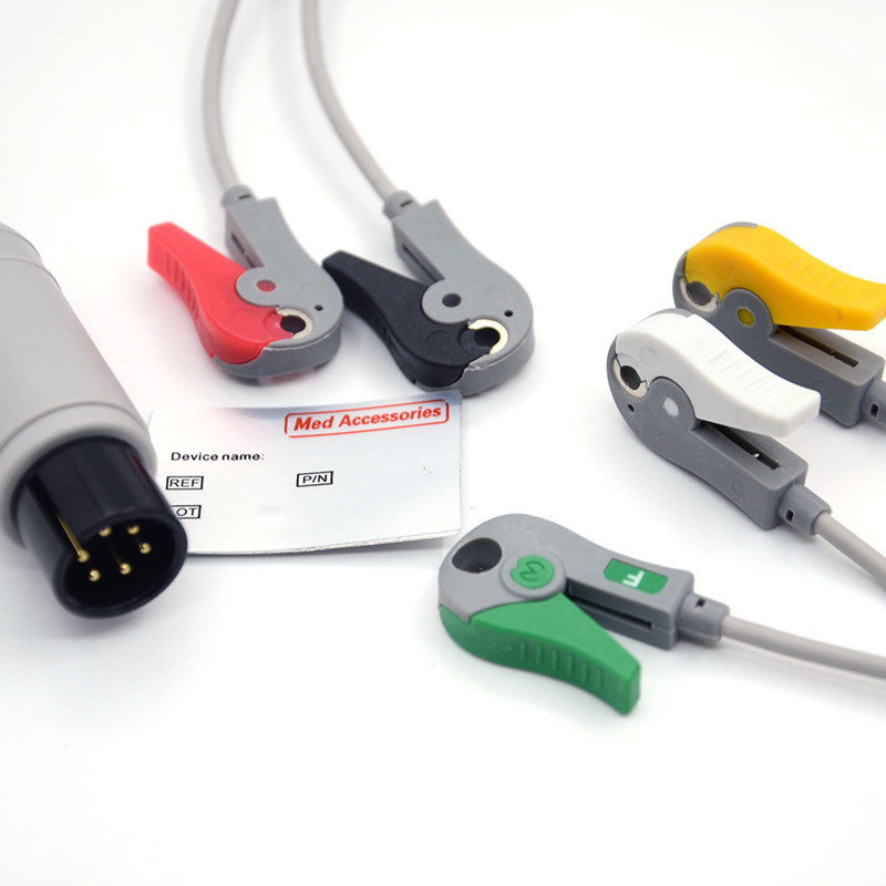 Mindray Portable Spo2 Probe Sensor Collegatore rotondo Cavo ossimetrico a impulsi