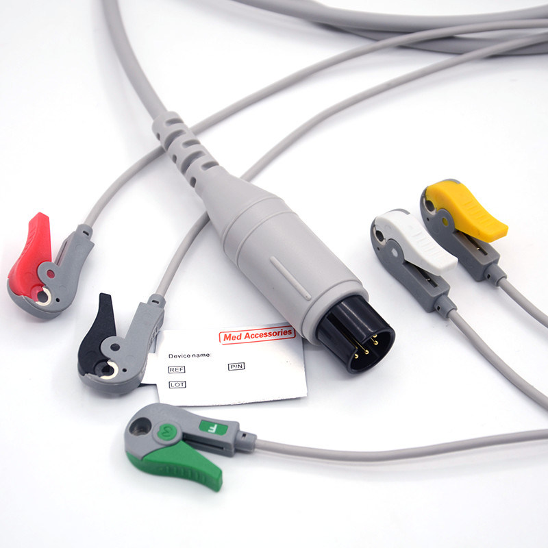 Mindray Portable Spo2 Probe Sensor Collegatore rotondo Cavo ossimetrico a impulsi