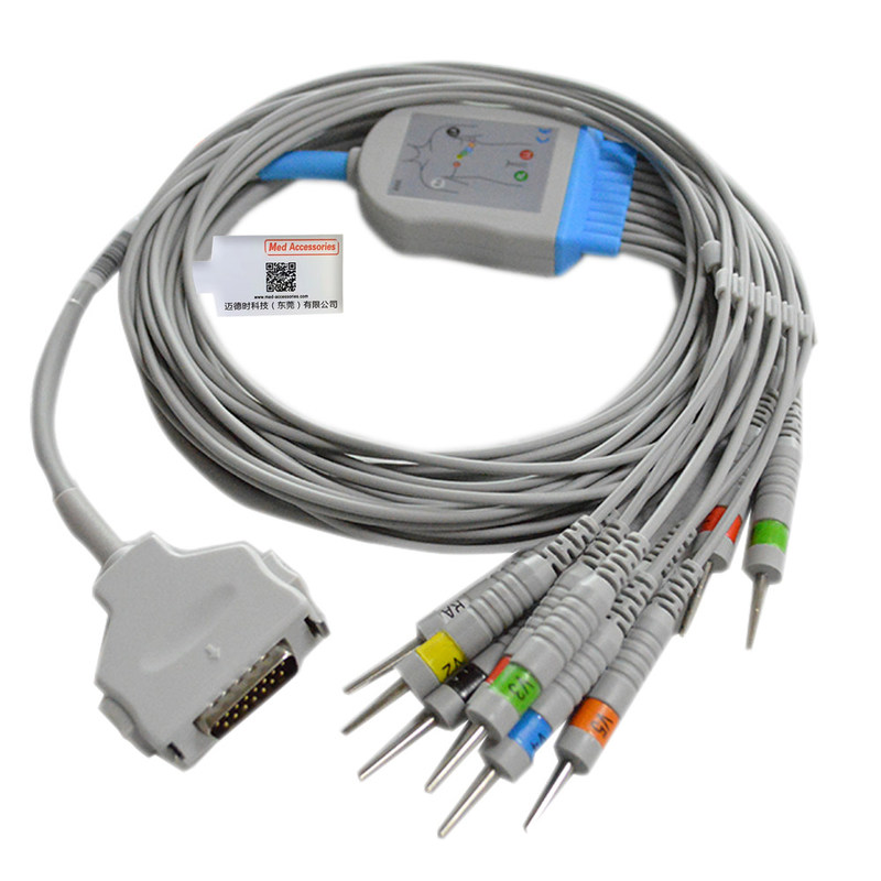 Burdick Atria Plus Eclipse Direct Connect ECG Cable 10 Leads AHA Banana 3,0m di lunghezza