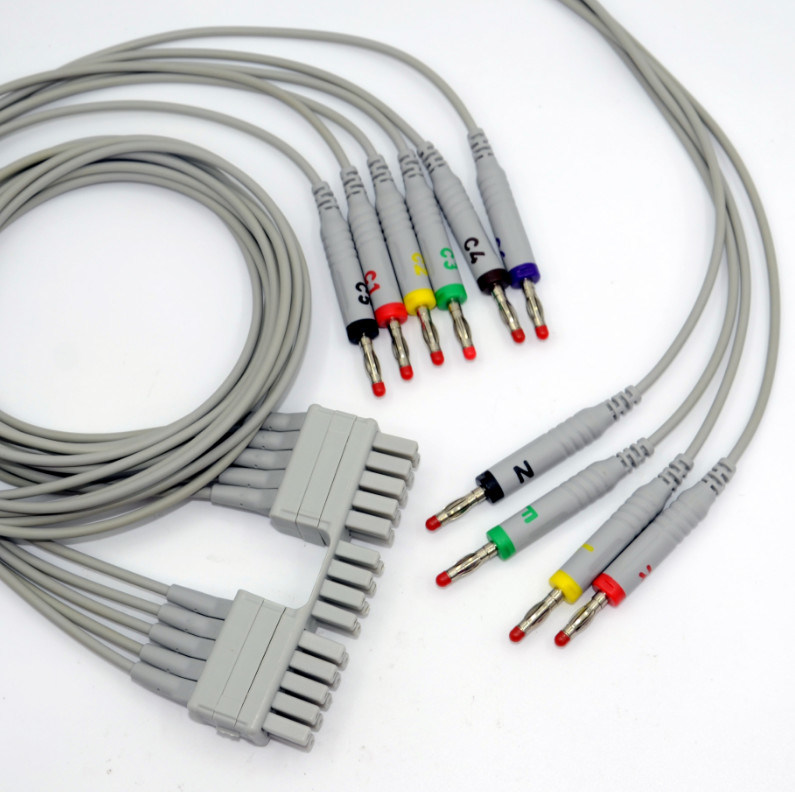 Burdick Atria Plus Eclipse Direct Connect ECG Cable 10 Leads AHA Banana 3,0m di lunghezza
