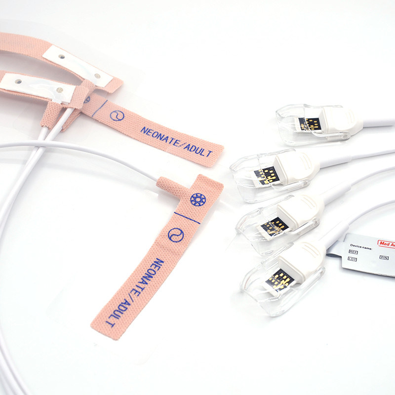 Sensore SpO2 per adulti a infrarossi lontani Masimo Nastro adesivo Monitor neonato usa e getta Sensore SpO2