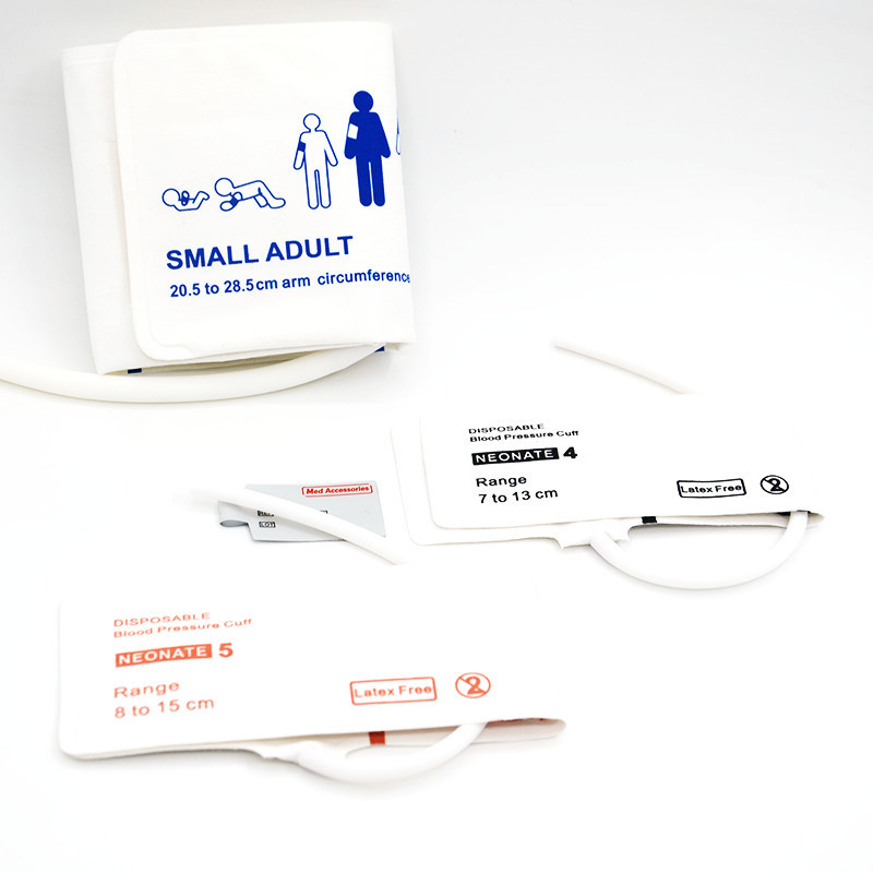 Accessori medici ISO13485 Manichetta NIBP Materiale TPU monouso riutilizzabile per bambini adulti