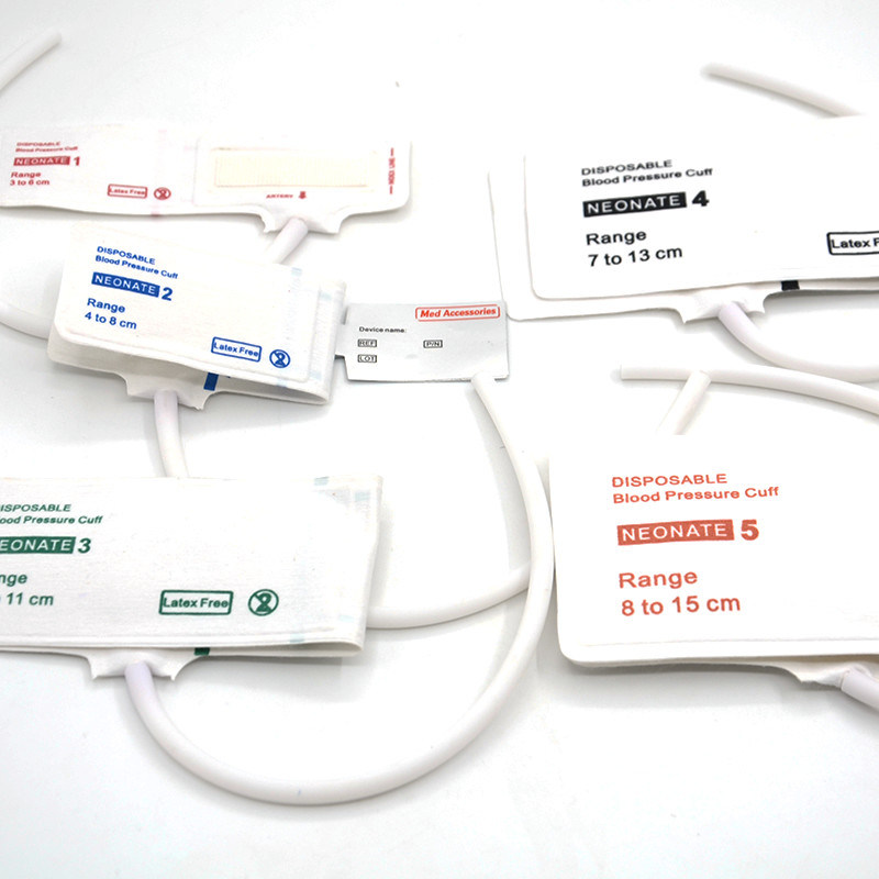 Accessori medici ISO13485 Manichetta NIBP Materiale TPU monouso riutilizzabile per bambini adulti
