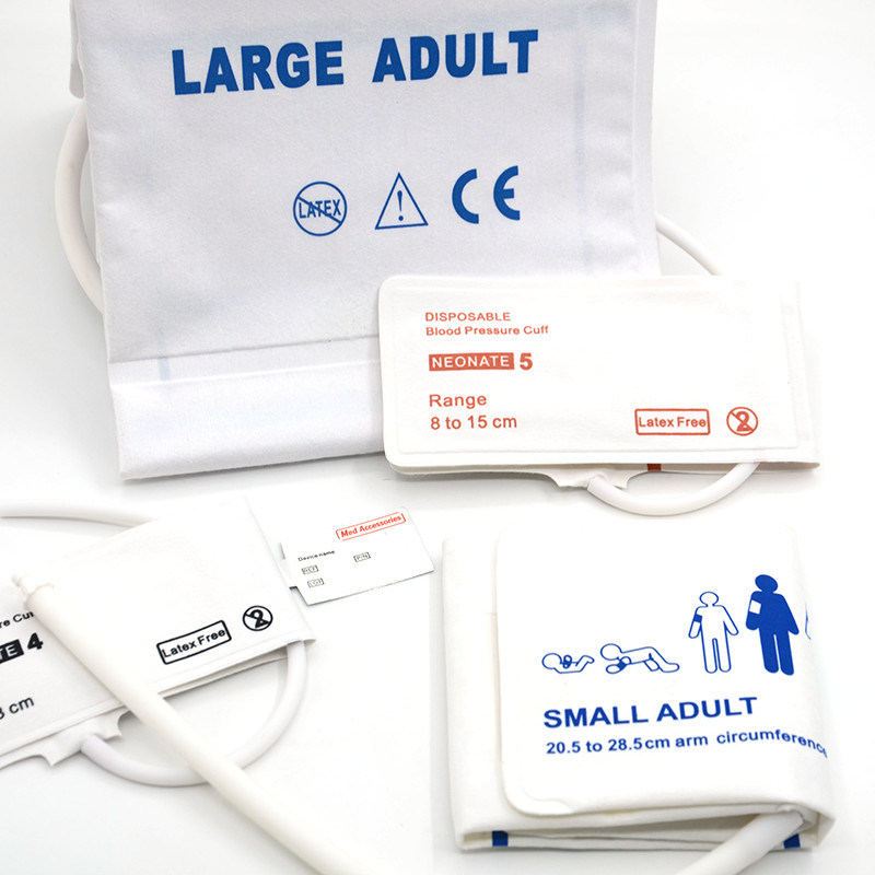 Accessori medici ISO13485 Manichetta NIBP Materiale TPU monouso riutilizzabile per bambini adulti