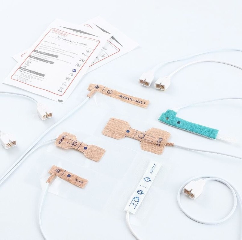 Fabbrica di dispositivi per adulti per uso medico monouso Sensore Spo2 Adesivo durevole per i principali monitor di marca