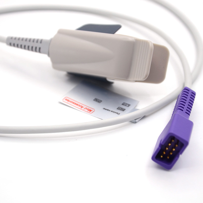 Accessori ospedalieri Adulti Finger Fingertip Clip di alta qualità Compatibile Nellcor Medical 9Pin Sensore SpO2 riutilizzabile