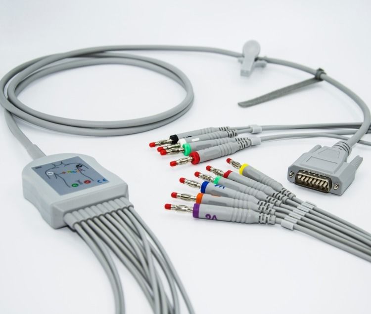 Mortara Banana Plug ECG Cable Set 3,0 diametro del cavo per il monitor del paziente accessorio