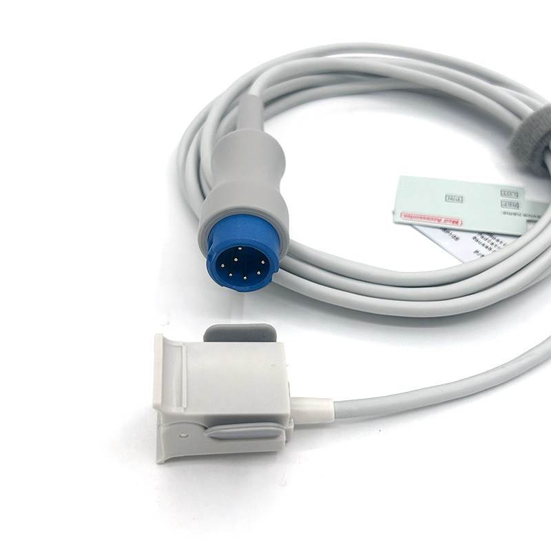 Fingere del bambino TPU Grigio Spo2 Sensor Cable Single Pack per tutti i tipi di pazienti Mindray Certified