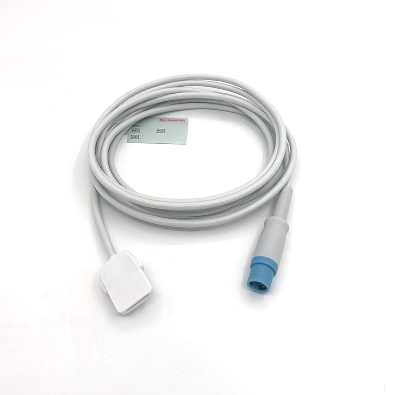 TPU Grigio Spo2 Sensor Cable Single Pack per tutti i tipi di pazienti per Masimo 7 Pin To Drager