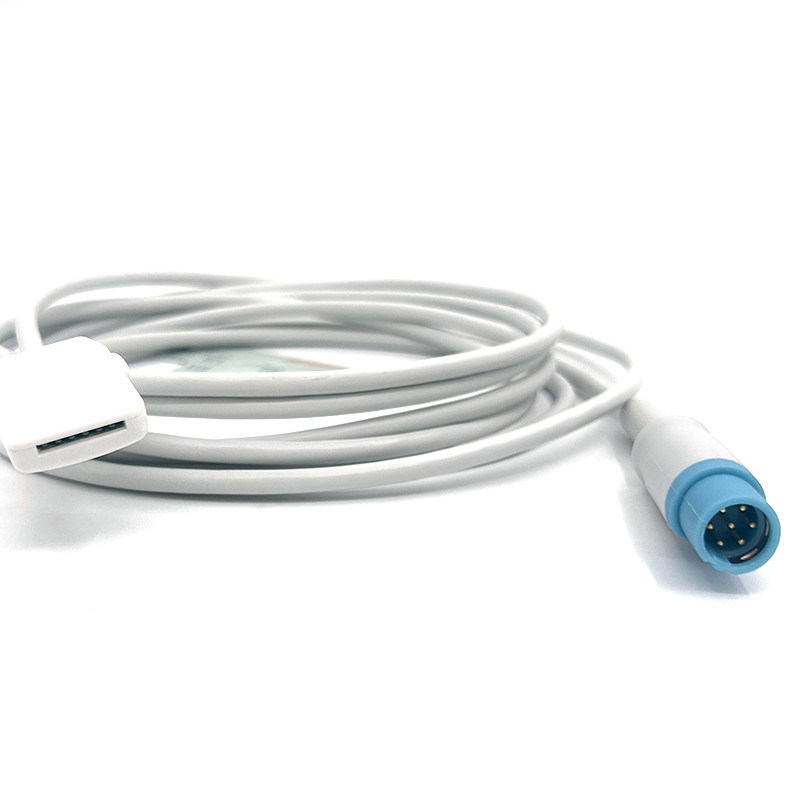 TPU Grigio Spo2 Sensor Cable Single Pack per tutti i tipi di pazienti per Masimo 7 Pin To Drager