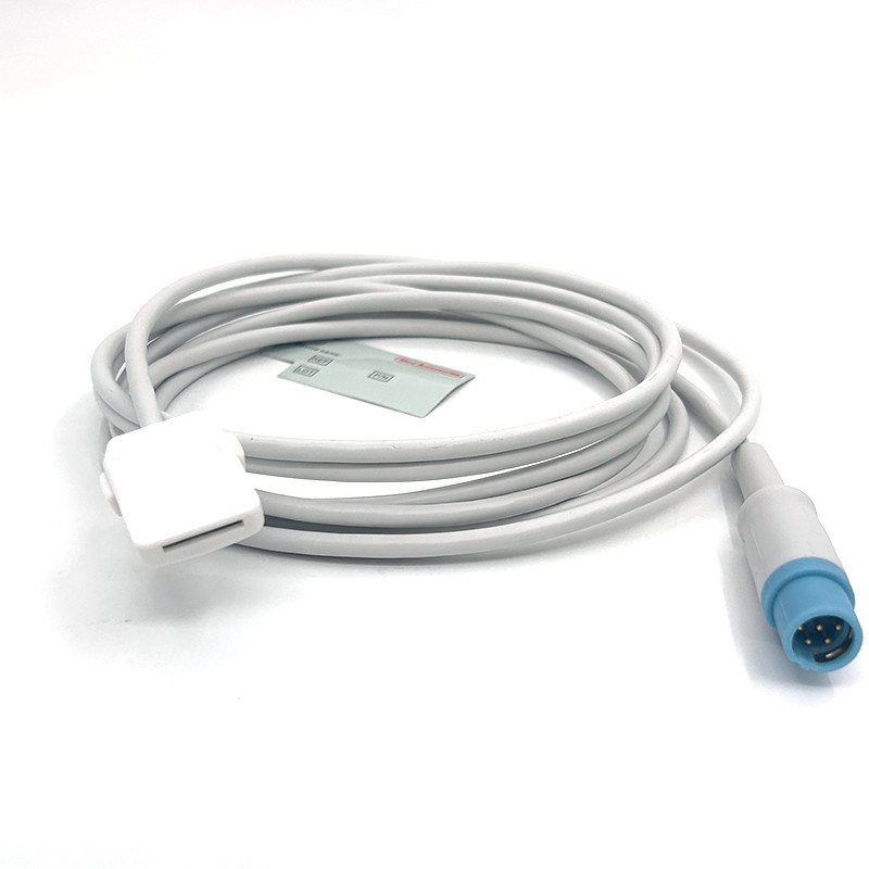 TPU Grigio Spo2 Sensor Cable Single Pack per tutti i tipi di pazienti per Masimo 7 Pin To Drager