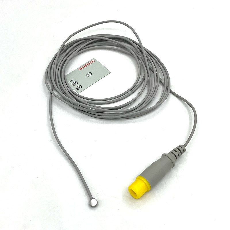 Compatibile con Mindray Medical Temperature Sensor Probe 2 Pin Riutilizzabile Per Pediatrici