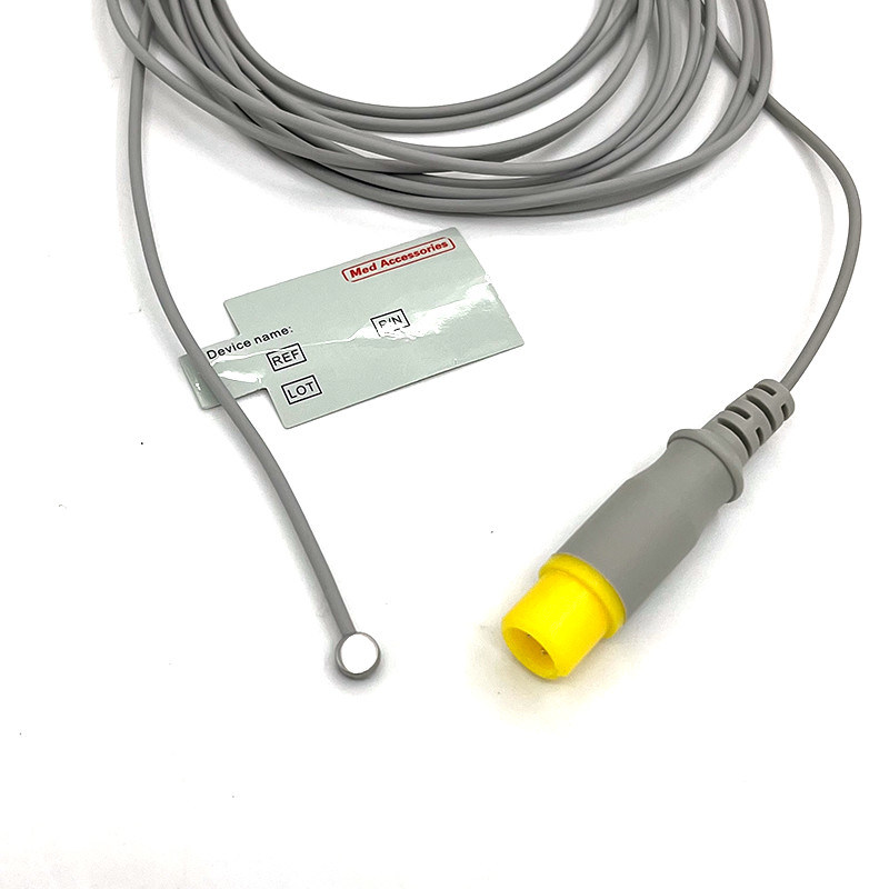 Compatibile con Mindray Medical Temperature Sensor Probe 2 Pin Riutilizzabile Per Pediatrici