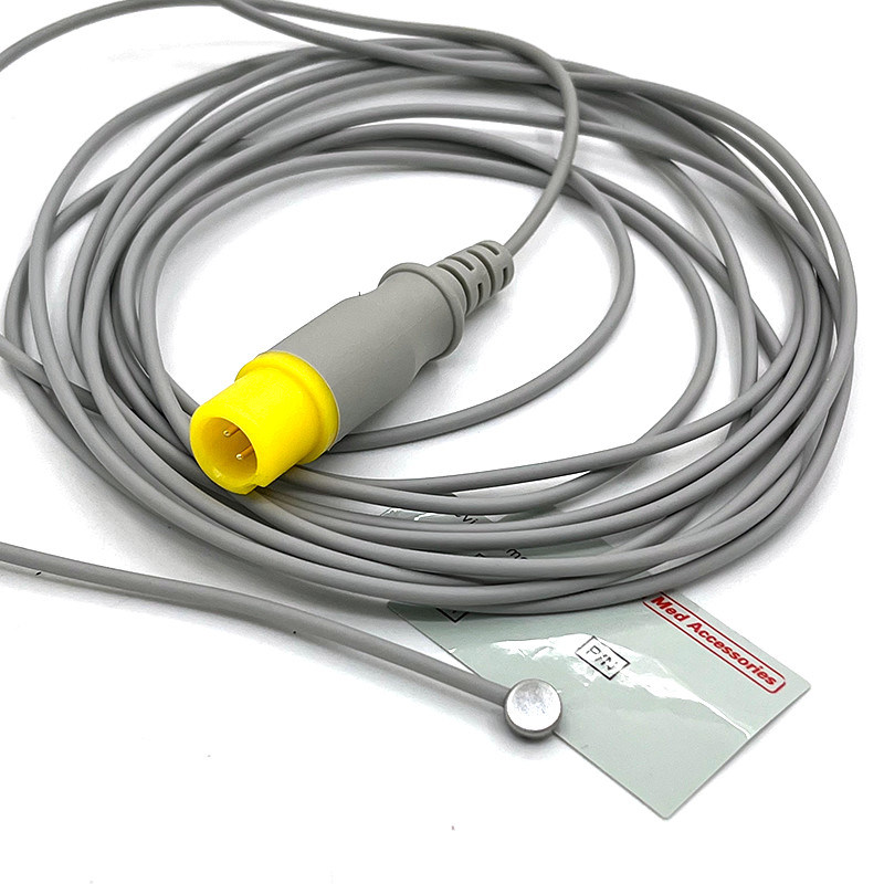Compatibile con Mindray Medical Temperature Sensor Probe 2 Pin Riutilizzabile Per Pediatrici