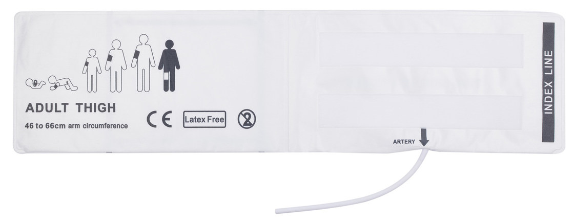 Manicotto NIBP usa e getta di tutte le dimensioni Tubo d'aria materiale TPU sceltevole Bambino adulto piccolo Neonato