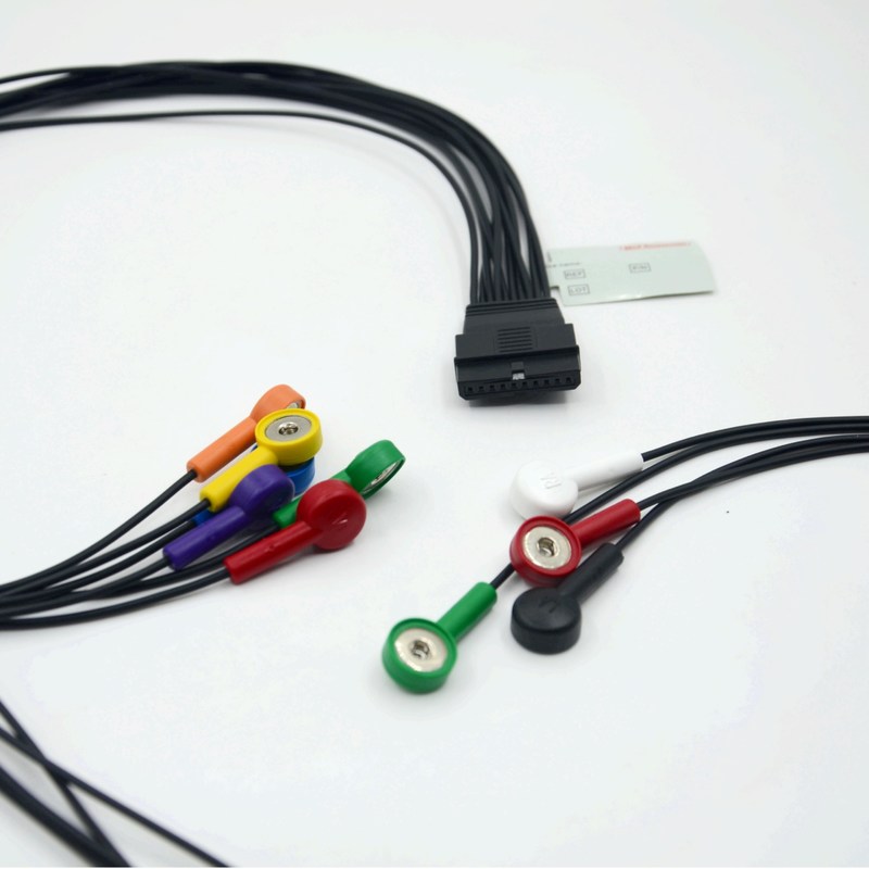 Schiller compatibile 10 cavo ECG di piombo per pazienti Schiller per Schiller MS-12 cavo ECG blu