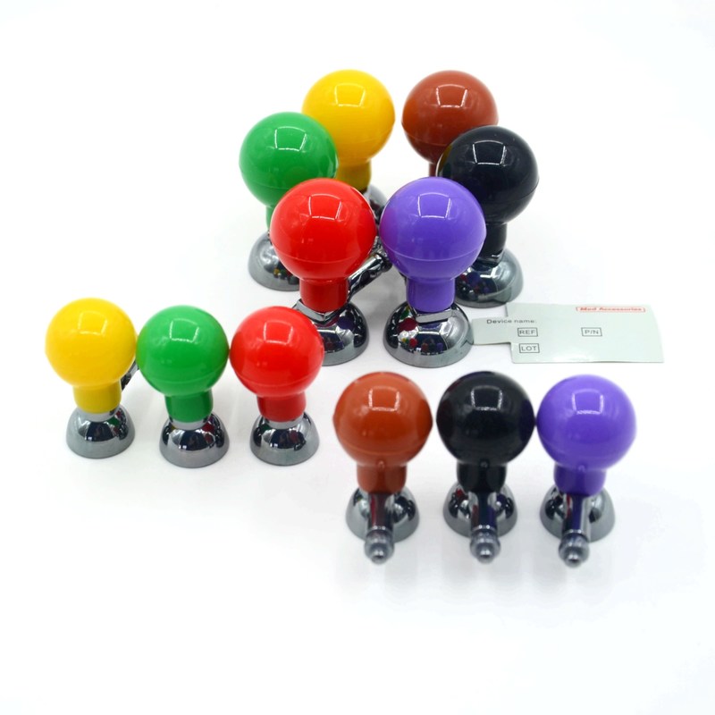 ISO13485 Elettrodo di aspirazione per ECG pediatrico per adulti con pelota a vite multicolore universale 6 pezzi/scatola