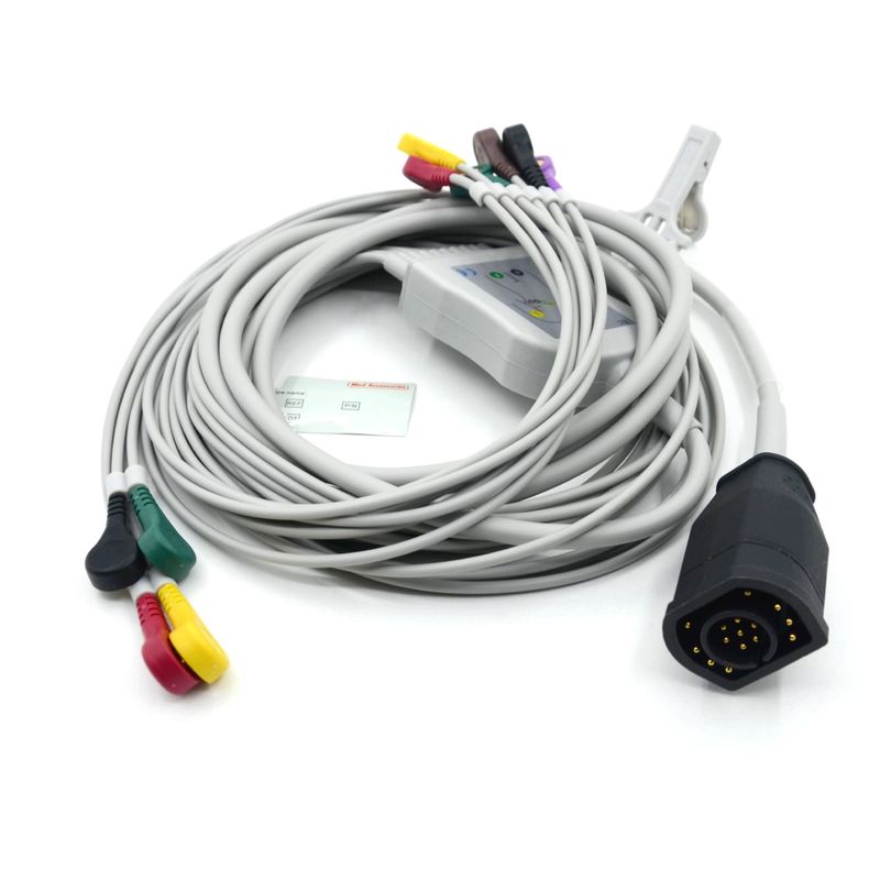 Cavo e fili ECG standard IEC compatibili Zoll 10 derivazioni tipo a scatto