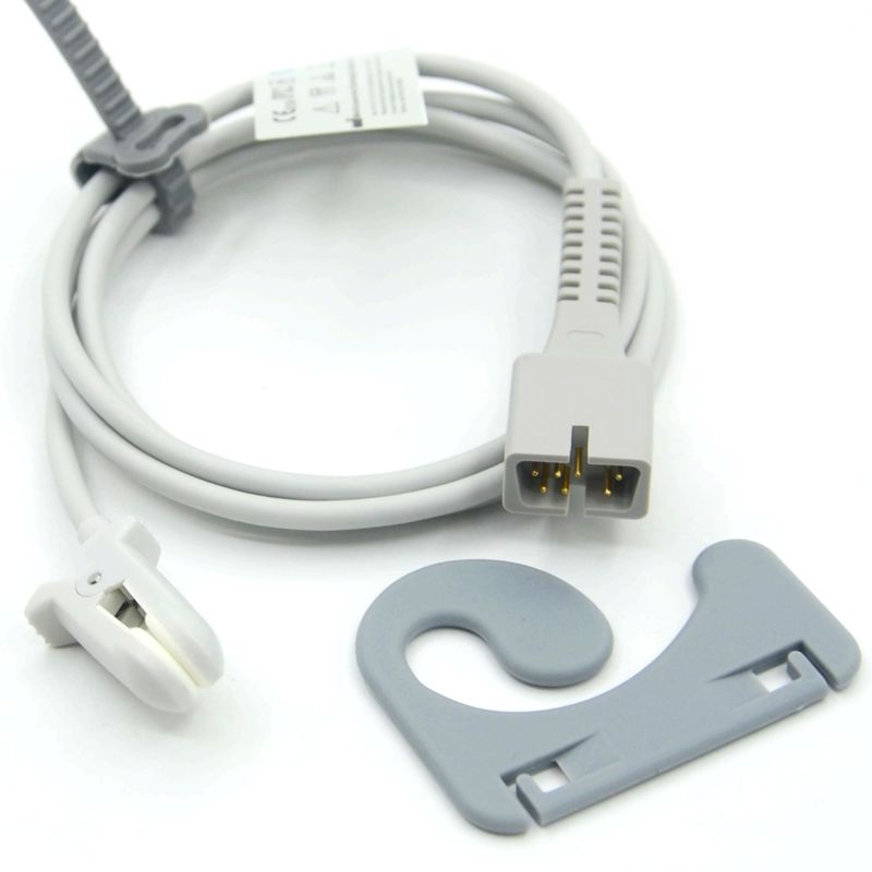 Produttore accessori di monitoraggio riutilizzabile compatibile Nellcor PM-50,PM-60 NPB 40 7Pin Ear Clip SpO2 Sensor
