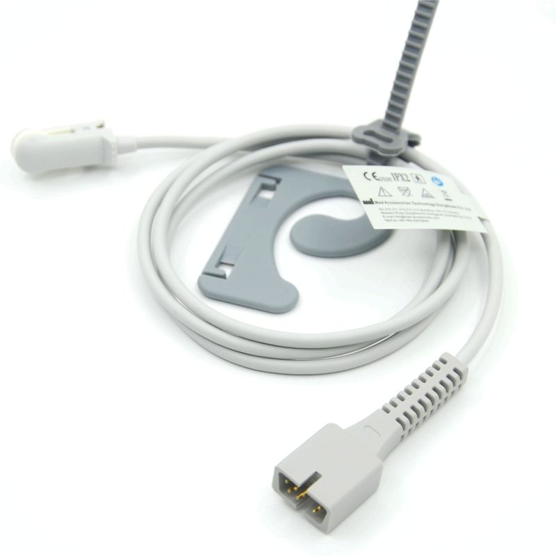 Produttore accessori di monitoraggio riutilizzabile compatibile Nellcor PM-50,PM-60 NPB 40 7Pin Ear Clip SpO2 Sensor