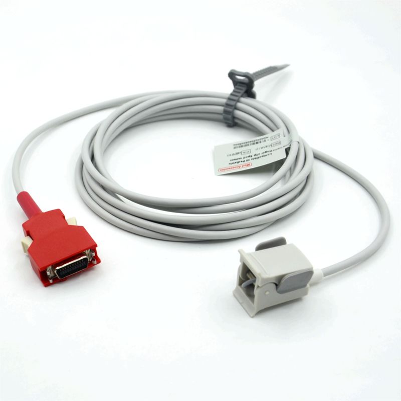 Sensore Spo2 a clip pediatrico riutilizzabile per monitor medicali compatibile con Masimo Red 20pin Radical-7 Rad-87 Rad-57