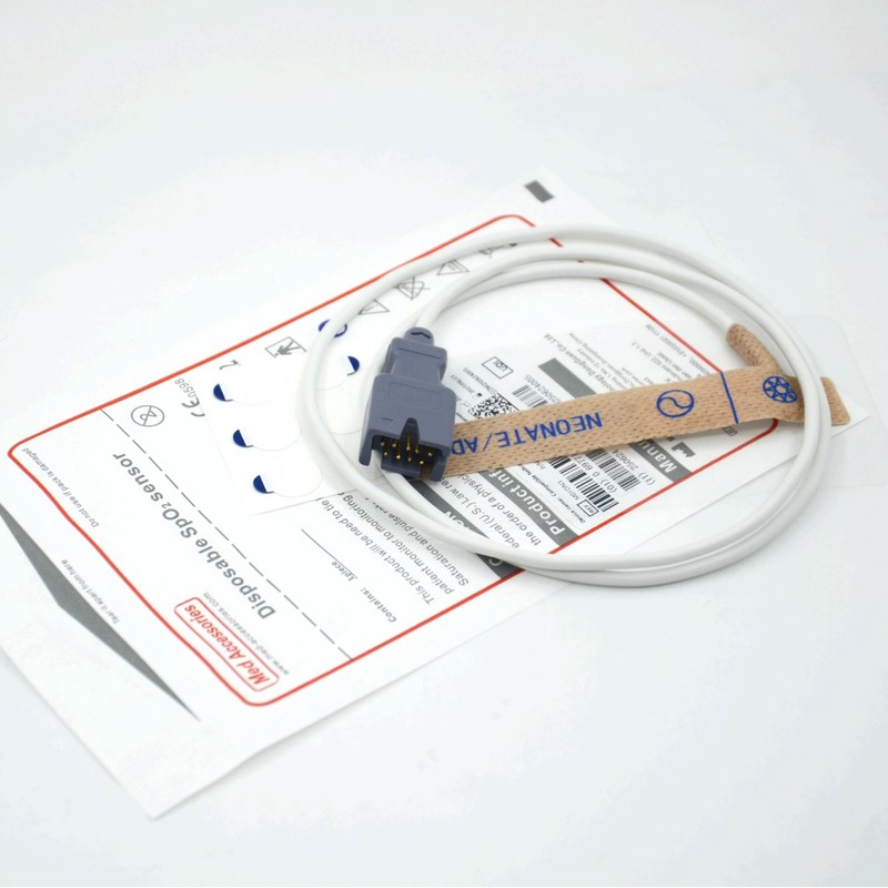Fornitore di accessori medici Compatibile Masim 2329 Sensore SpO2 monouso a 9 pin neonato/adulto