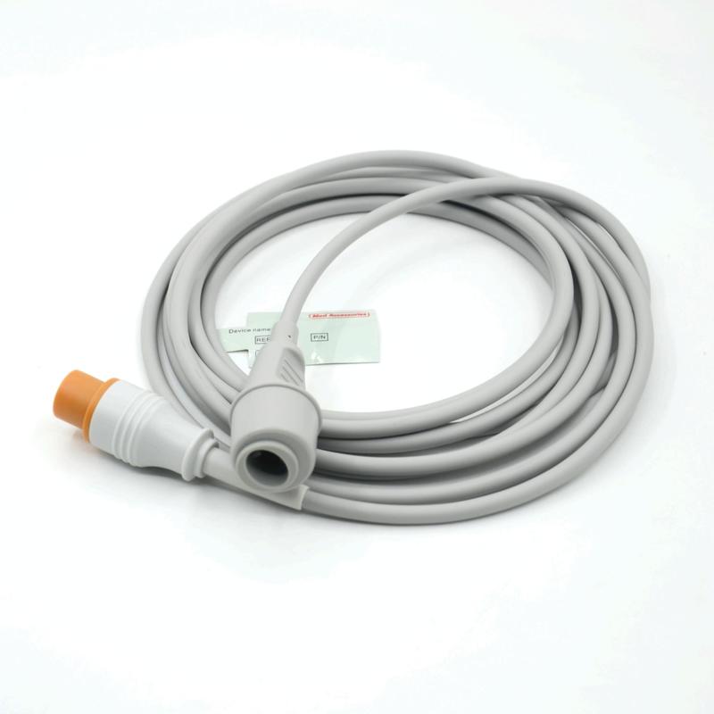 Accessorio per monitor medico, colore grigio pratico, compatibile con Fukuda e Edward, cavo IBP multifunzione