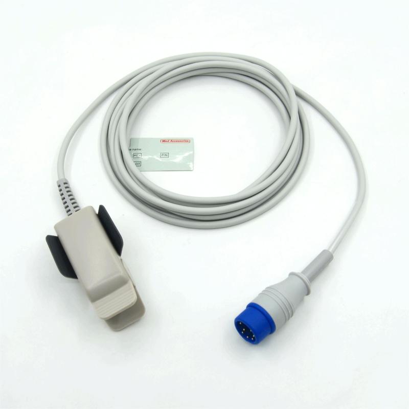 Compattibile Zoll M2 riutilizzabile per adulti Clips Produttore Monitor Accessori Sensore SpO2