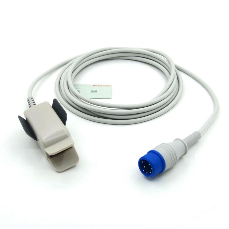 Compattibile Zoll M2 riutilizzabile per adulti Clips Produttore Monitor Accessori Sensore SpO2