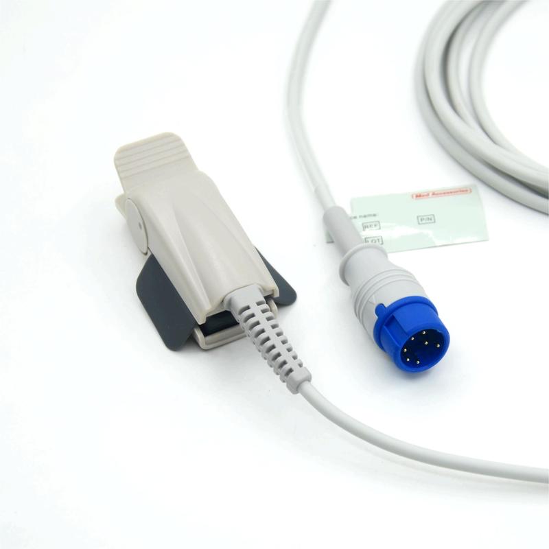 Compattibile Zoll M2 riutilizzabile per adulti Clips Produttore Monitor Accessori Sensore SpO2