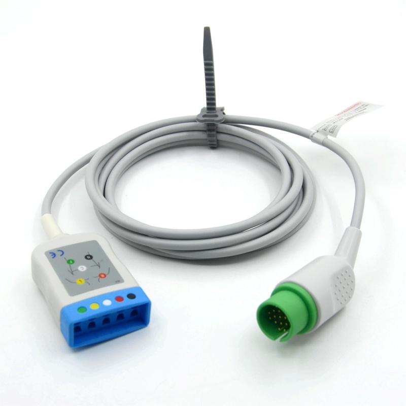 Accessoio per monitor medici compatibili con i laboratori spaziali ECG Cable 5 Cable ECG