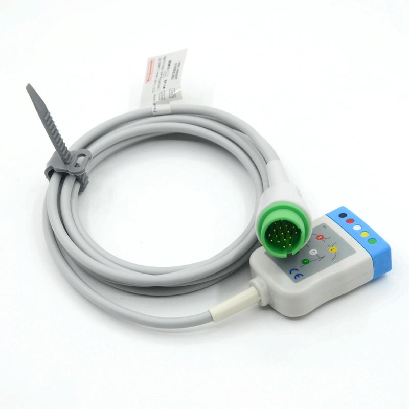 Accessoio per monitor medici compatibili con i laboratori spaziali ECG Cable 5 Cable ECG