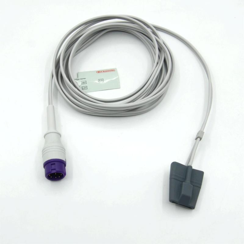Sensore SpO2 riutilizzabile pediatrico morbido per monitor Mindray Epm15, accessori del produttore