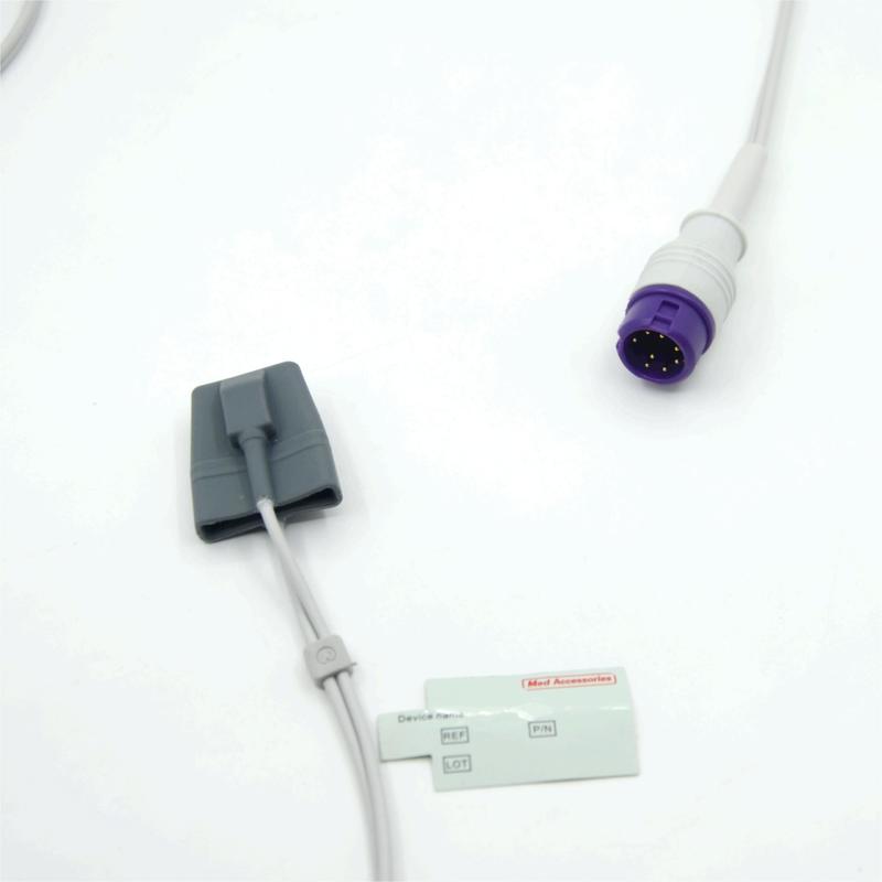 Sensore SpO2 riutilizzabile pediatrico morbido per monitor Mindray Epm15, accessori del produttore