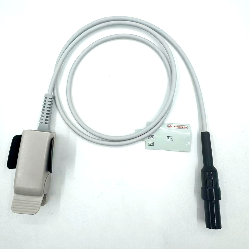 Produttore di alta qualità accessori per monitor medici riutilizzabili per adulti SpO2 Sensore compatibile con GE