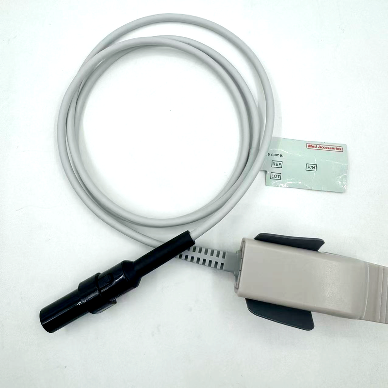 Produttore di alta qualità accessori per monitor medici riutilizzabili per adulti SpO2 Sensore compatibile con GE